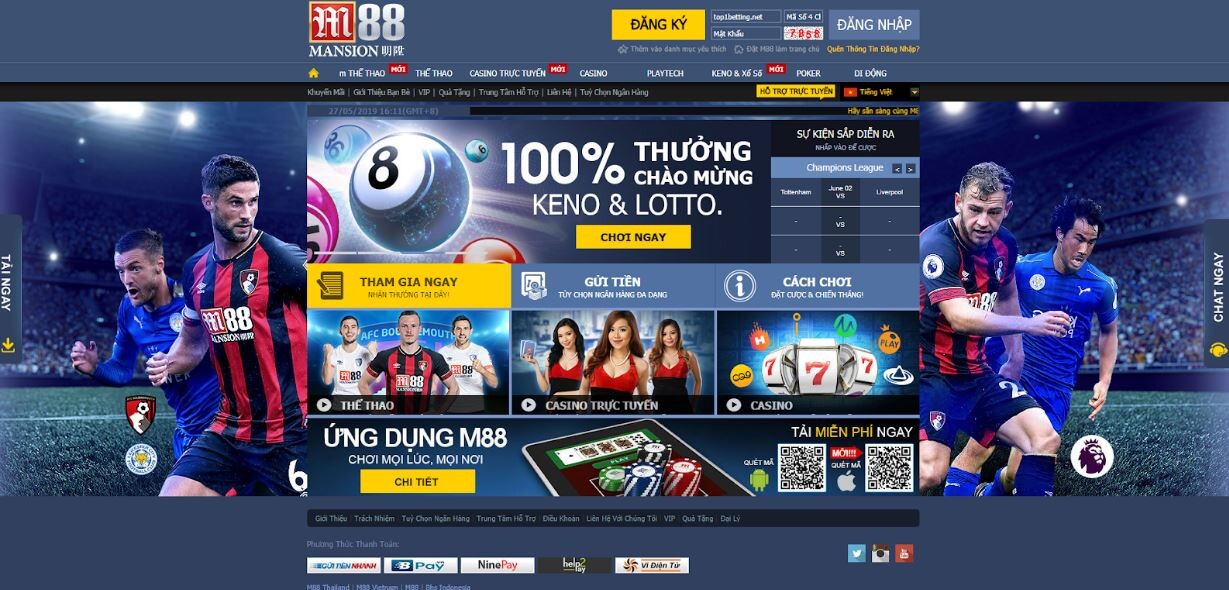 Nhà cái M88 đã có hơn 10 năm hoạt động tại Việt Nam